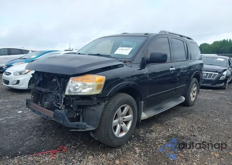 2014 Nissan Armada Sv z USA, uszkodzony, nr VIN 5N1AA0ND5EN602492